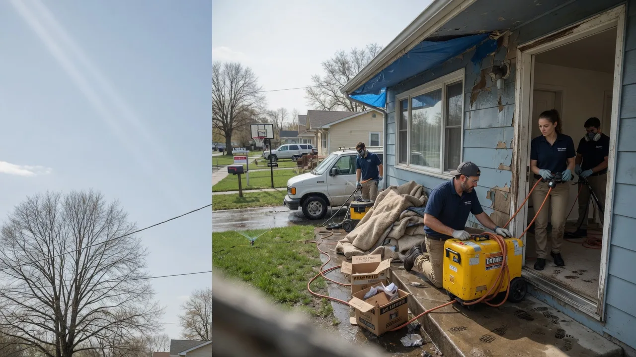Basement Flood Cleanup in Kerkhoven, MN near me